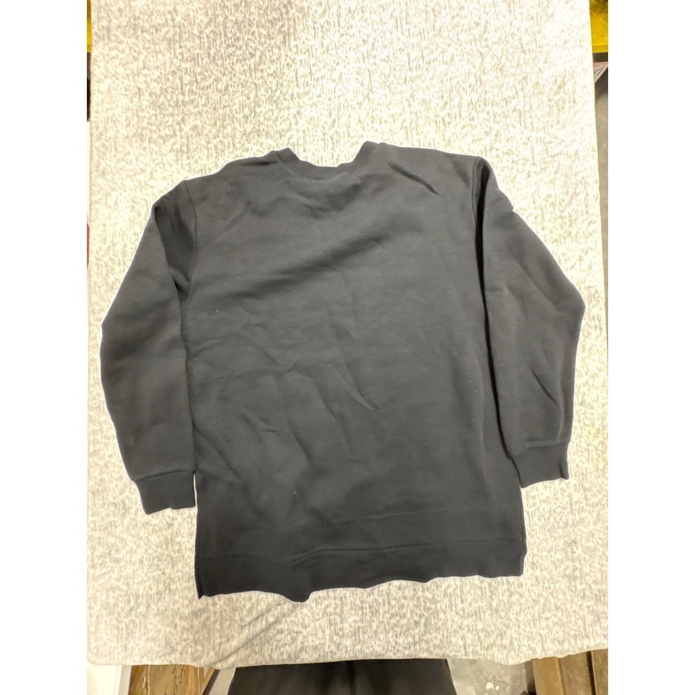 Alternative Apparel Earthleisure Black Crewneck XL 08809PF Fleece Pullover - Picture 4 of 4